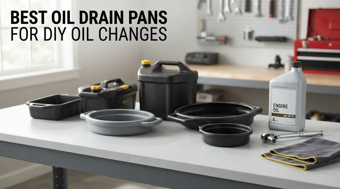 best oil drain pans for diy oil changes