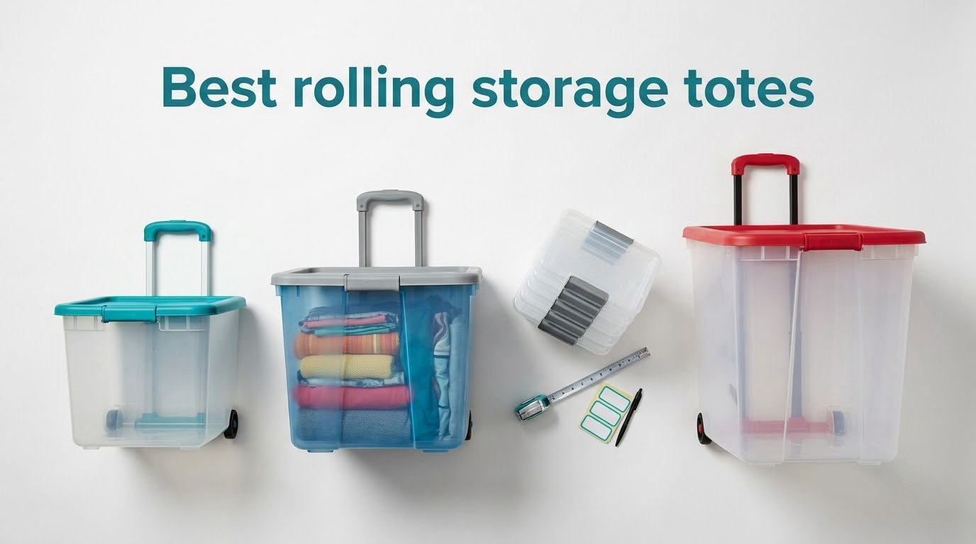 Best rolling storage totes