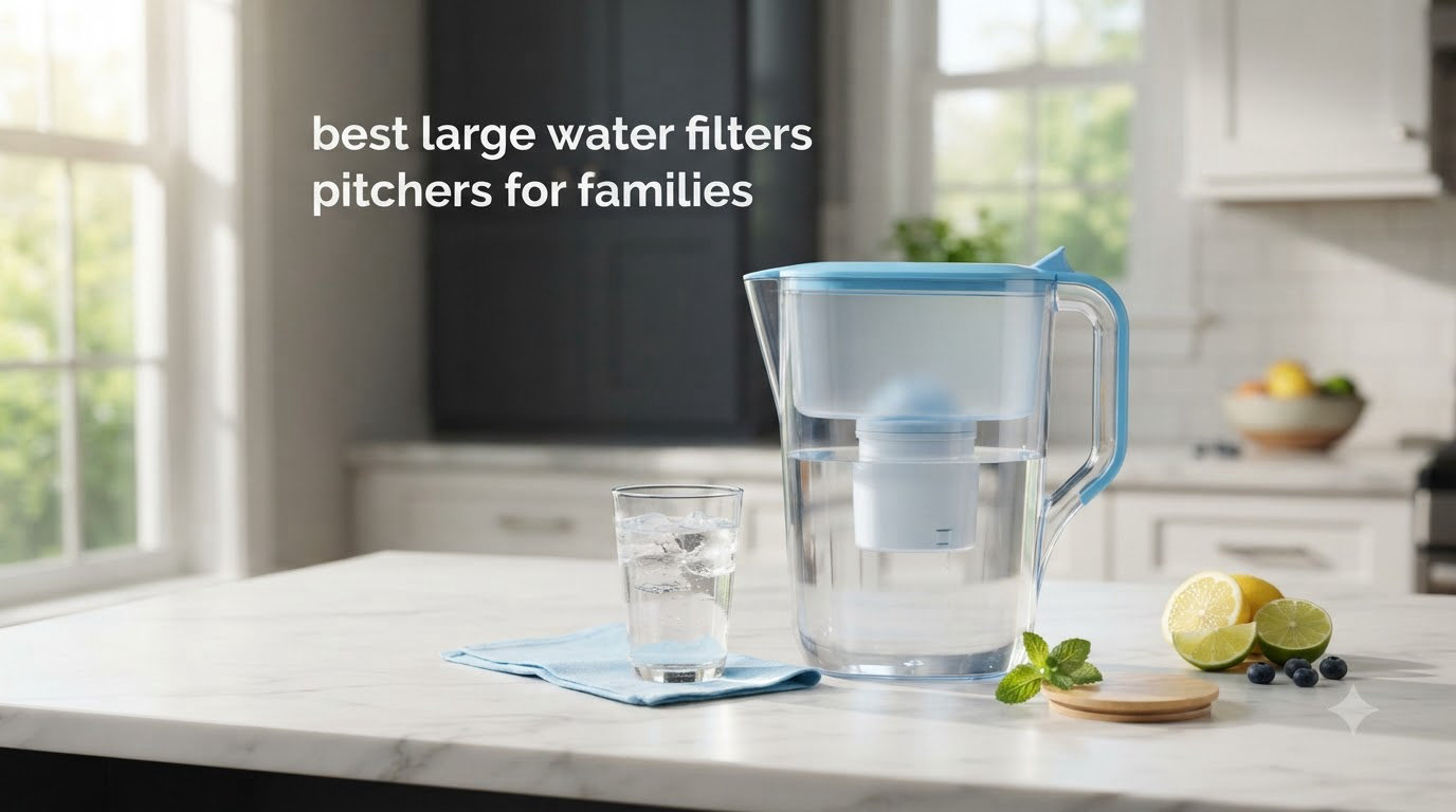 best large water filters pitchers for families