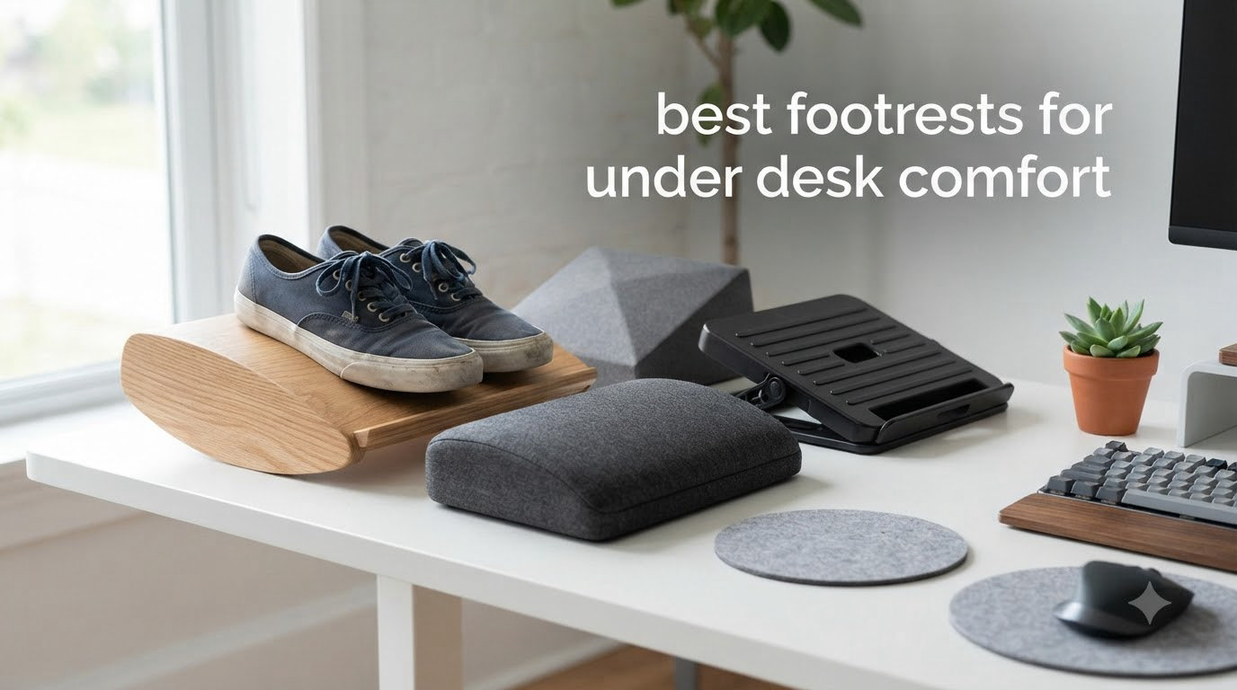 best footrests for under desk comfort