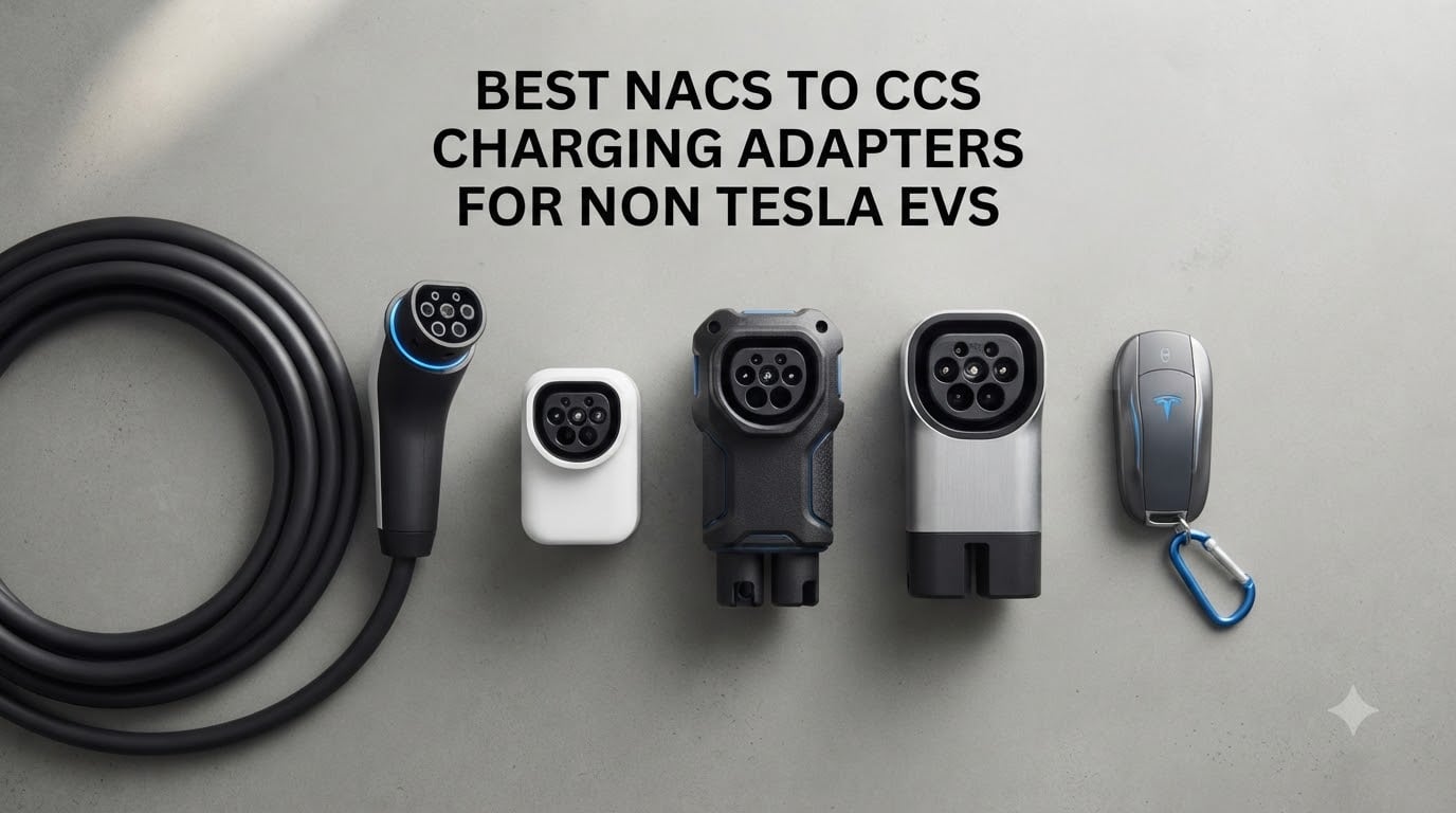 best nacs to ccs charging adapters for non tesla evs