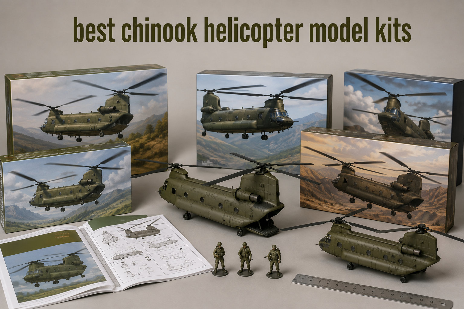 best chinook helicopter model kits