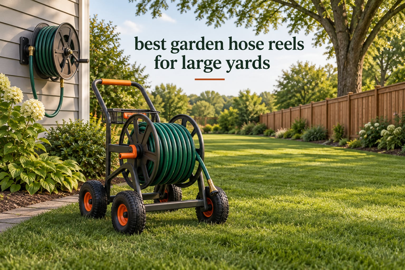 best garden hose reels for large yards