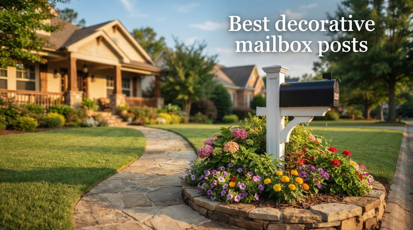 Best decorative mailbox posts