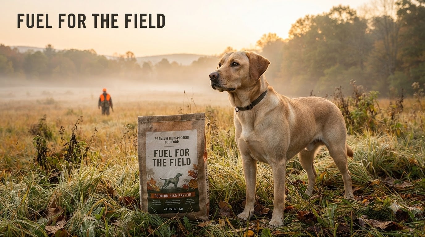 best dog food for hunting dogs fuel for the field
