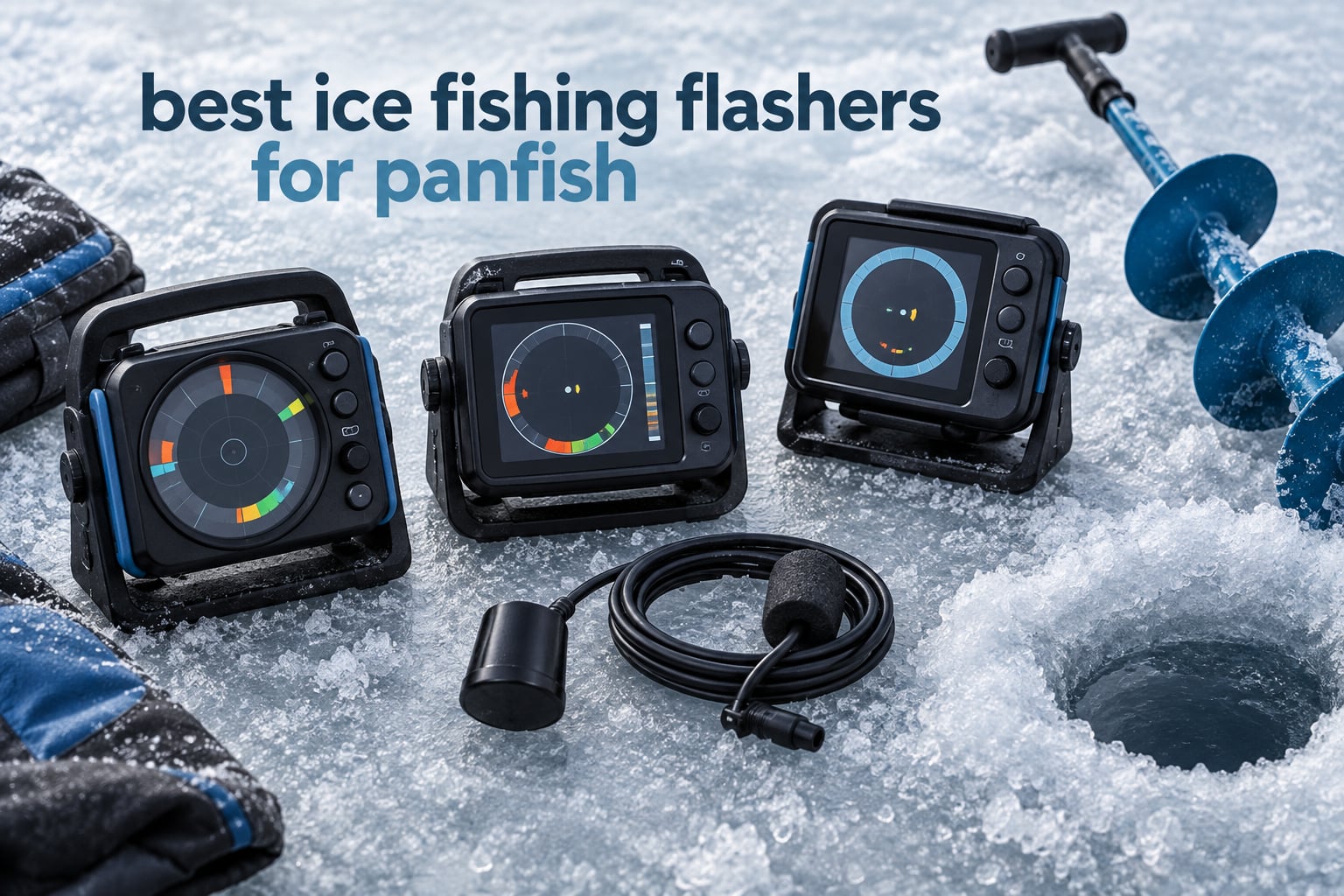 best ice fishing flashers for panfish