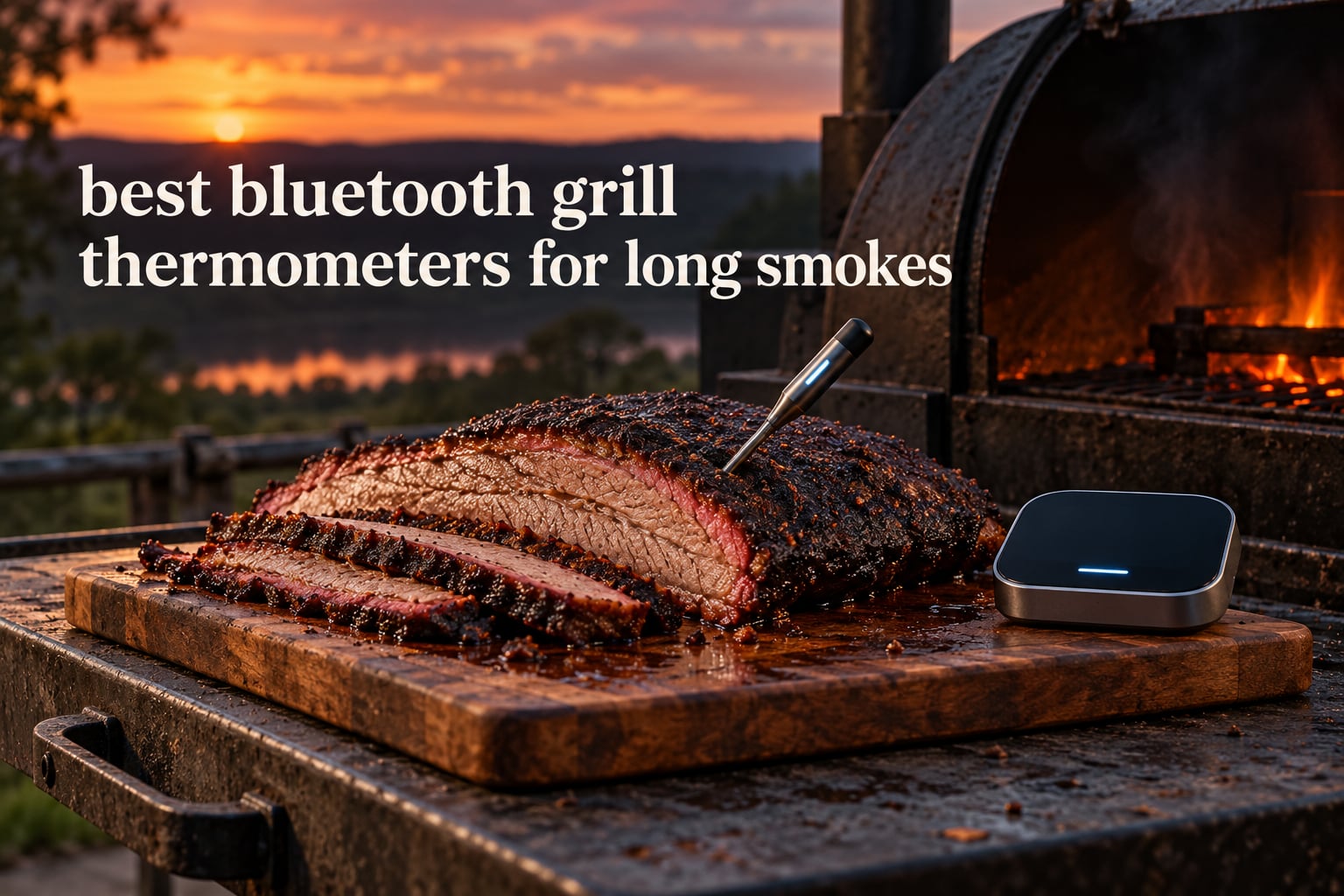 best bluetooth grill thermometers for long smokes