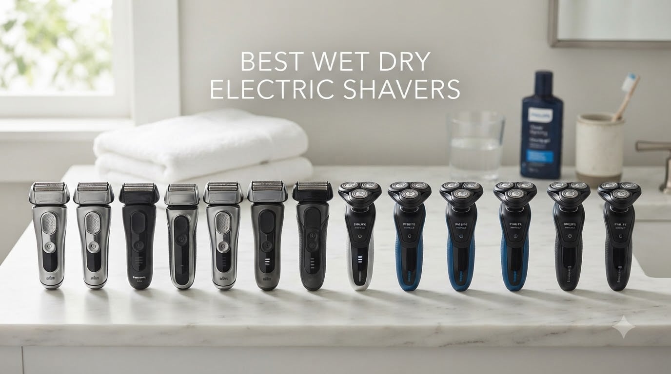 best wet dry electric shavers