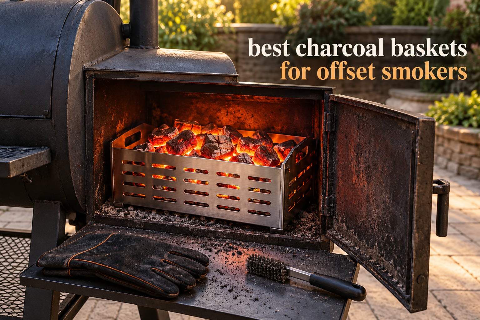 best charcoal baskets for offset smokers