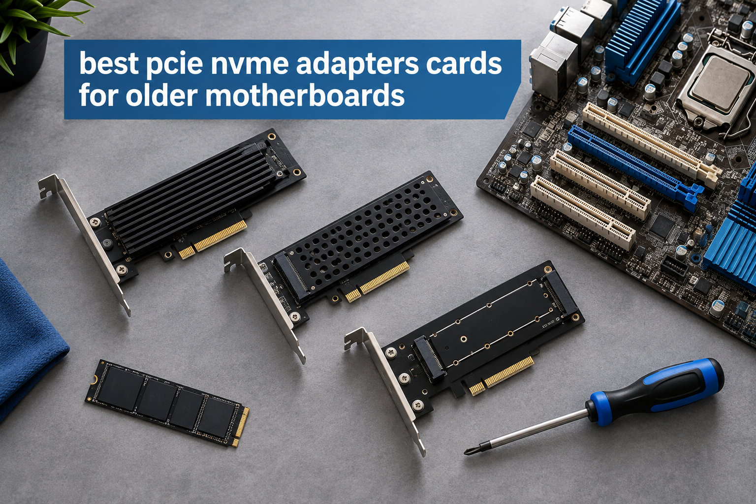 best pcie nvme adapters cards for older motherboards