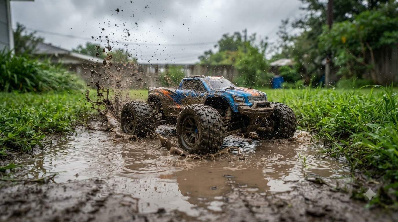 best waterproof rc cars for rain and mud