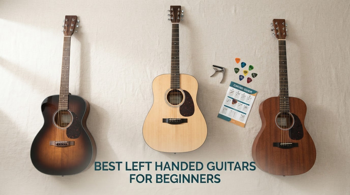 best left handed guitars for beginners