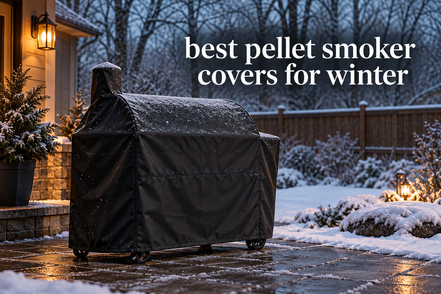 best pellet smoker covers for winter