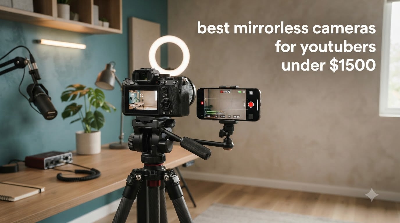 best mirrorless cameras for youtubers under $1500