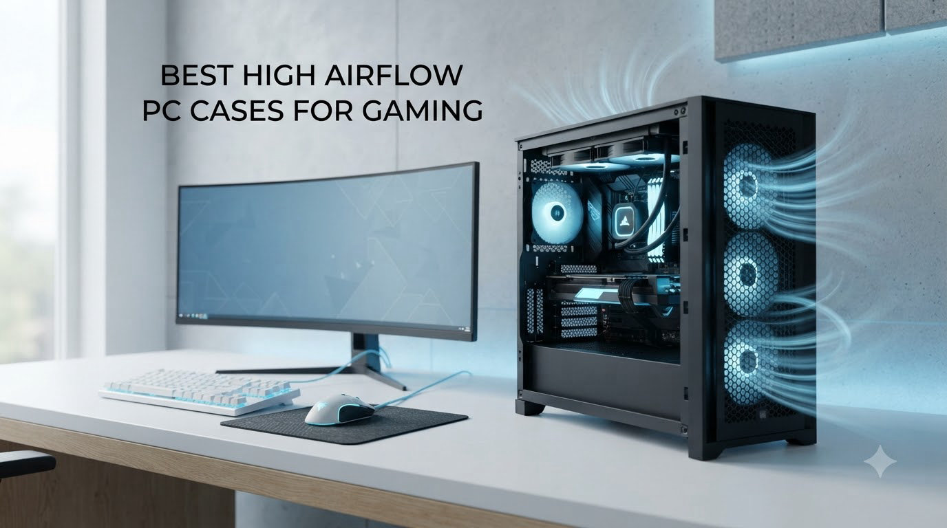 best high airflow pc cases for gaming