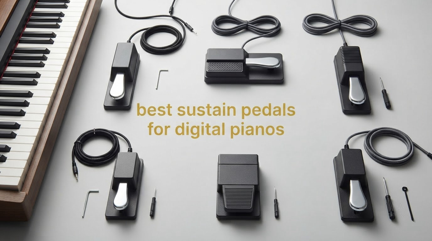 best sustain pedals for digital pianos