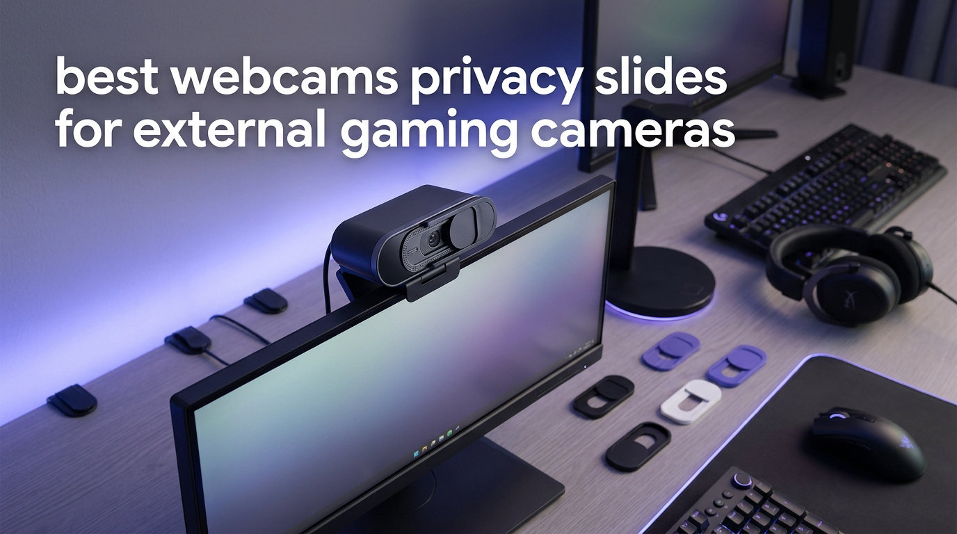 best webcams privacy slides for external gaming cameras