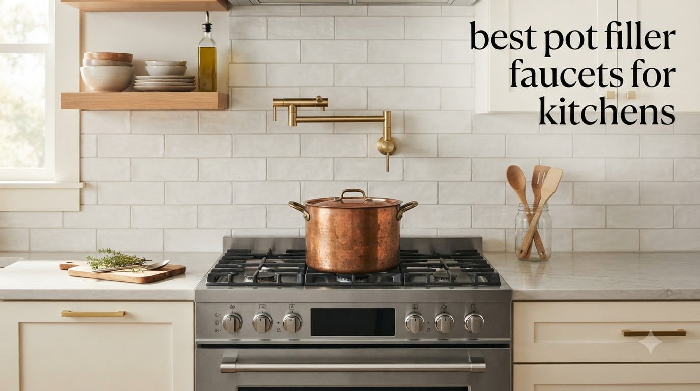 best pot filler faucets for kitchens
