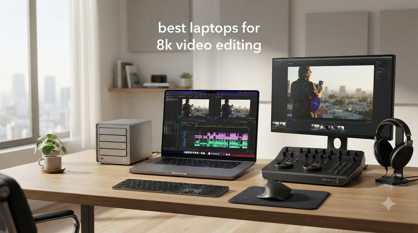 best laptops for 8k video editing