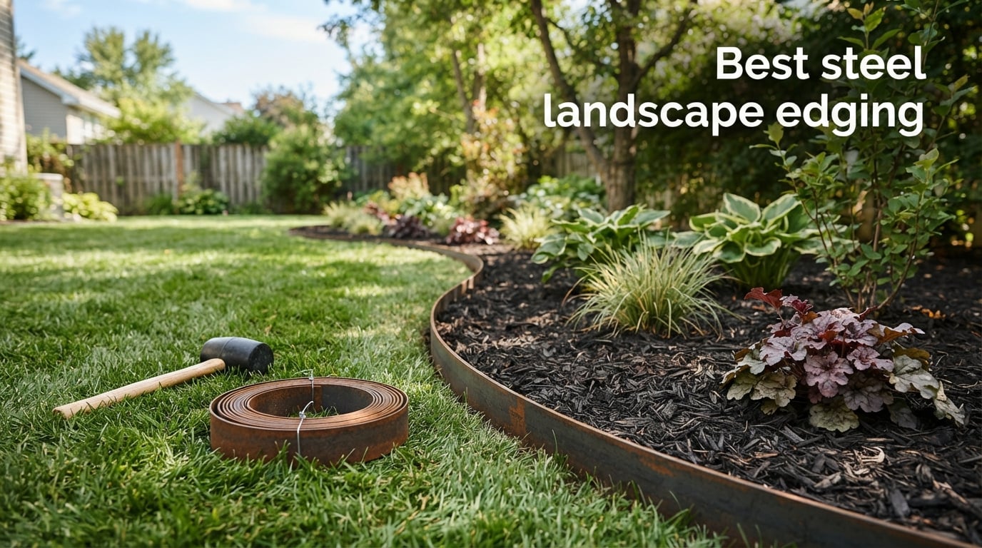 Best steel landscape edging
