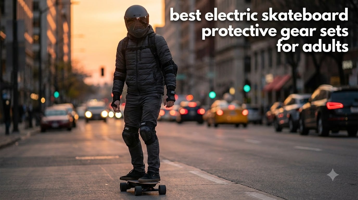 best electric skateboard protective gear sets for adults