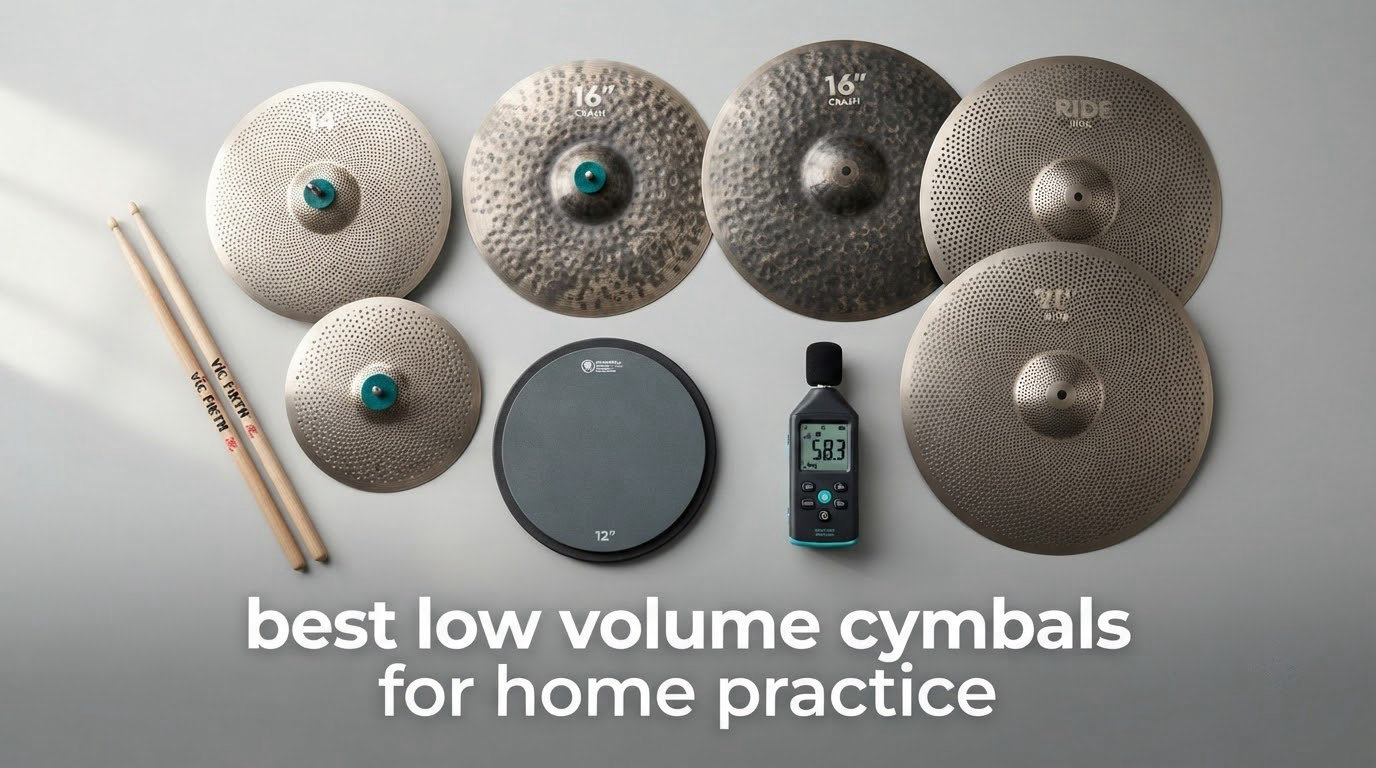 best low volume cymbals for home practice