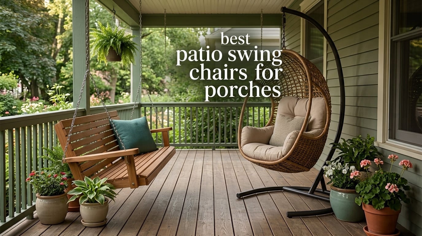 best patio swing chairs for porches