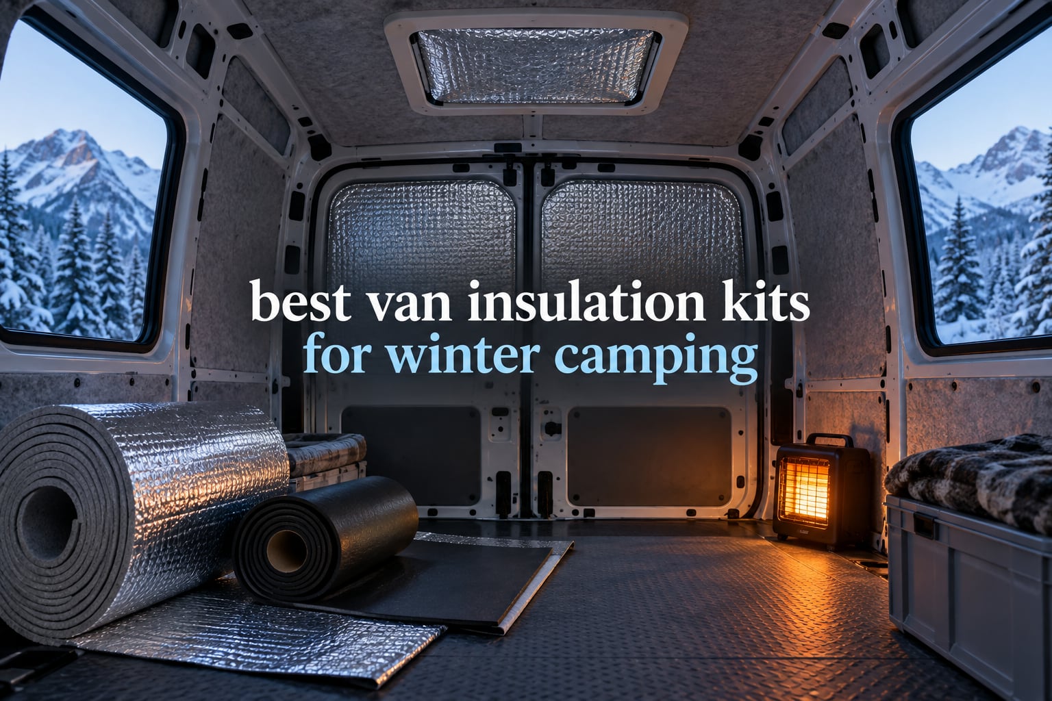 best van insulation kits for winter camping
