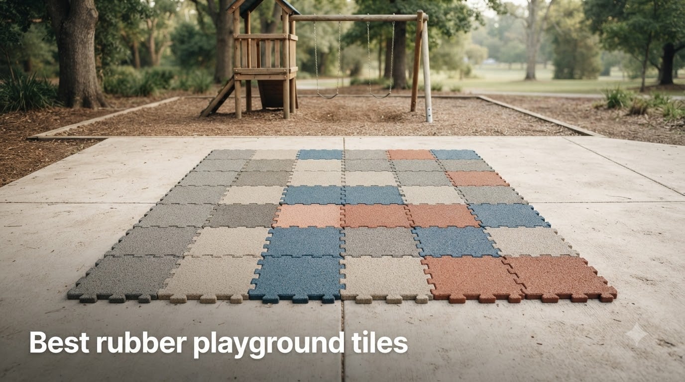 Best rubber playground tiles