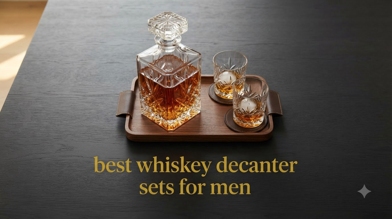 best whiskey decanter sets for men