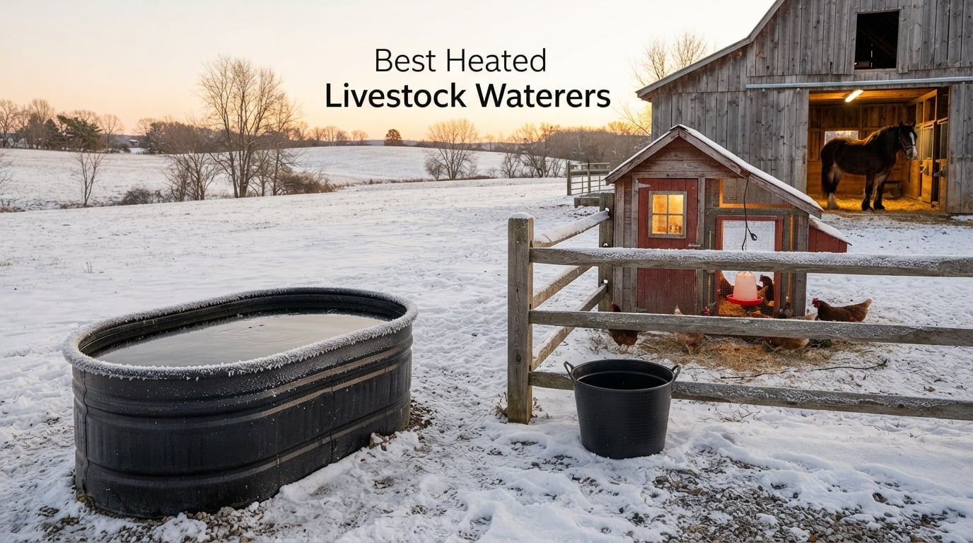 Best heated livestock waterers