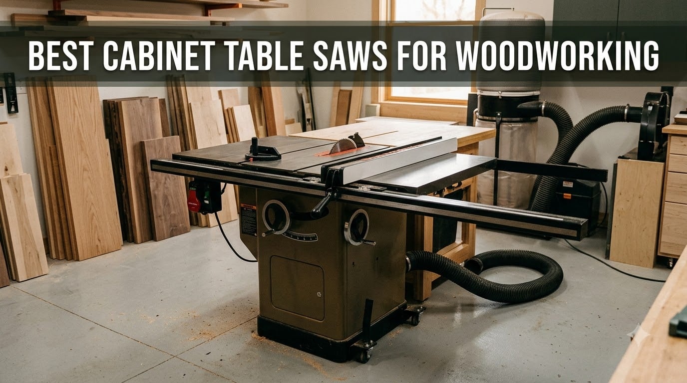 best cabinet table saws for woodworking