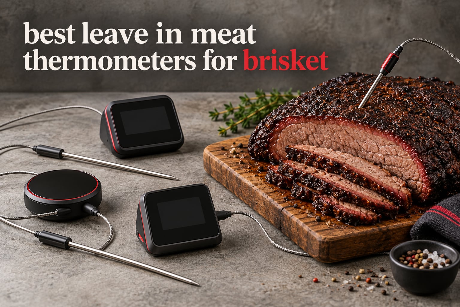best leave in meat thermometers for brisket