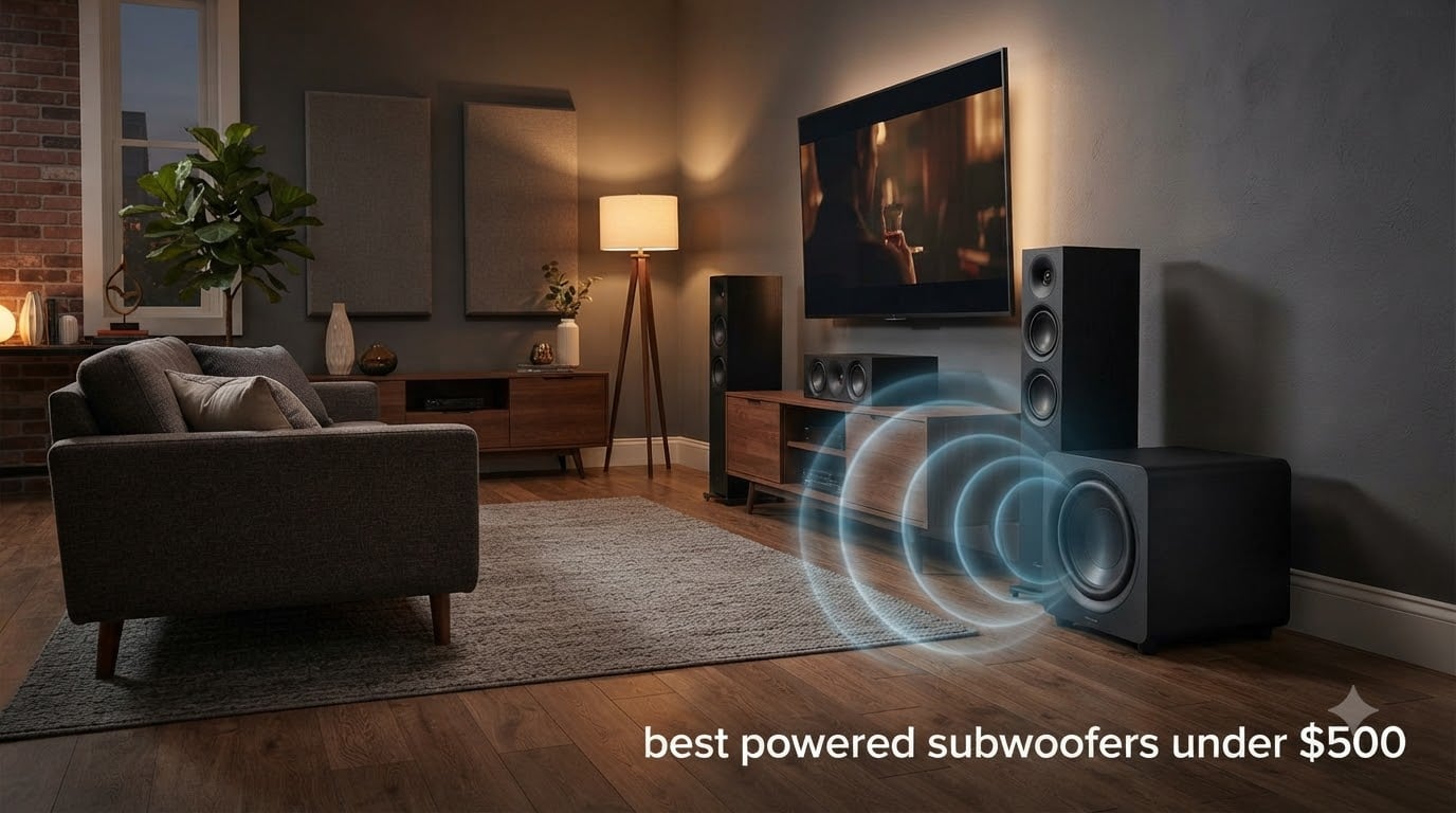 best powered subwoofers under $500