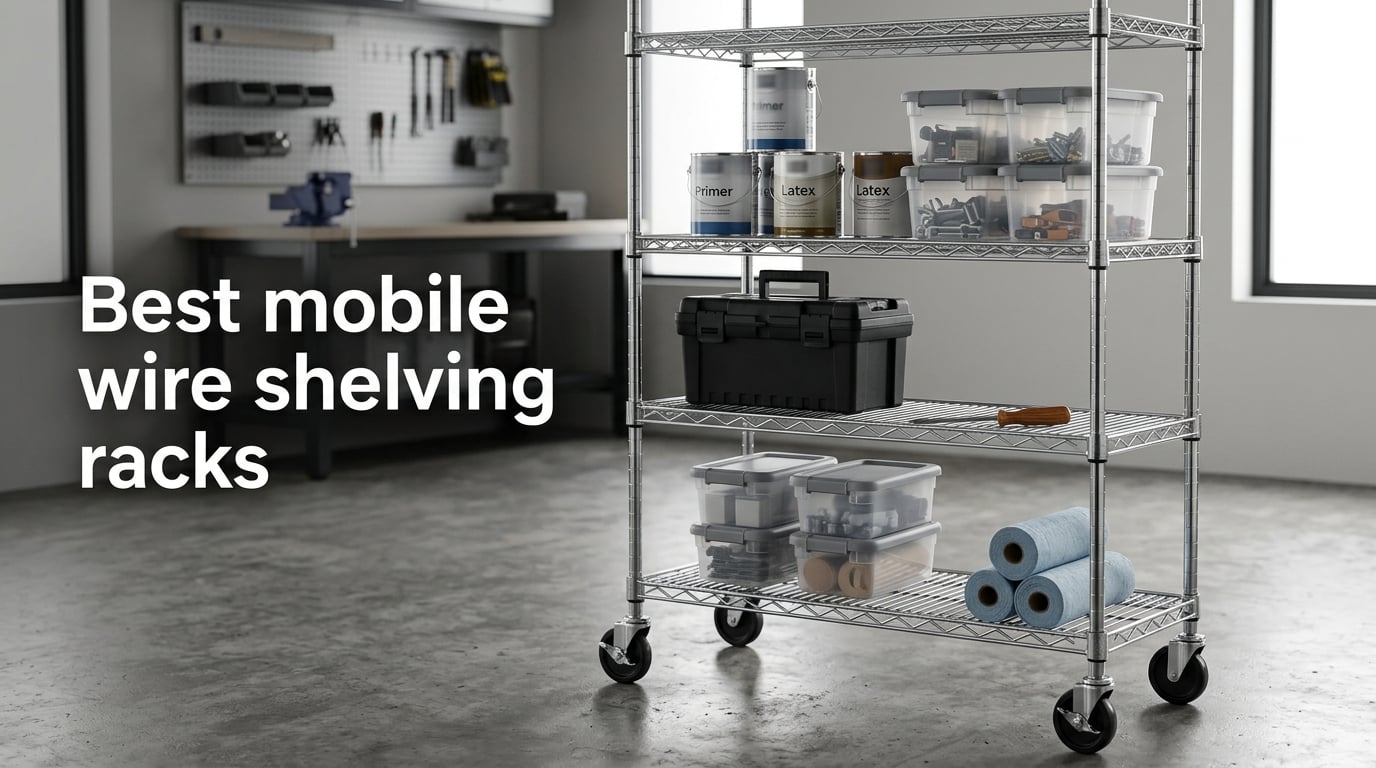 Best mobile wire shelving racks