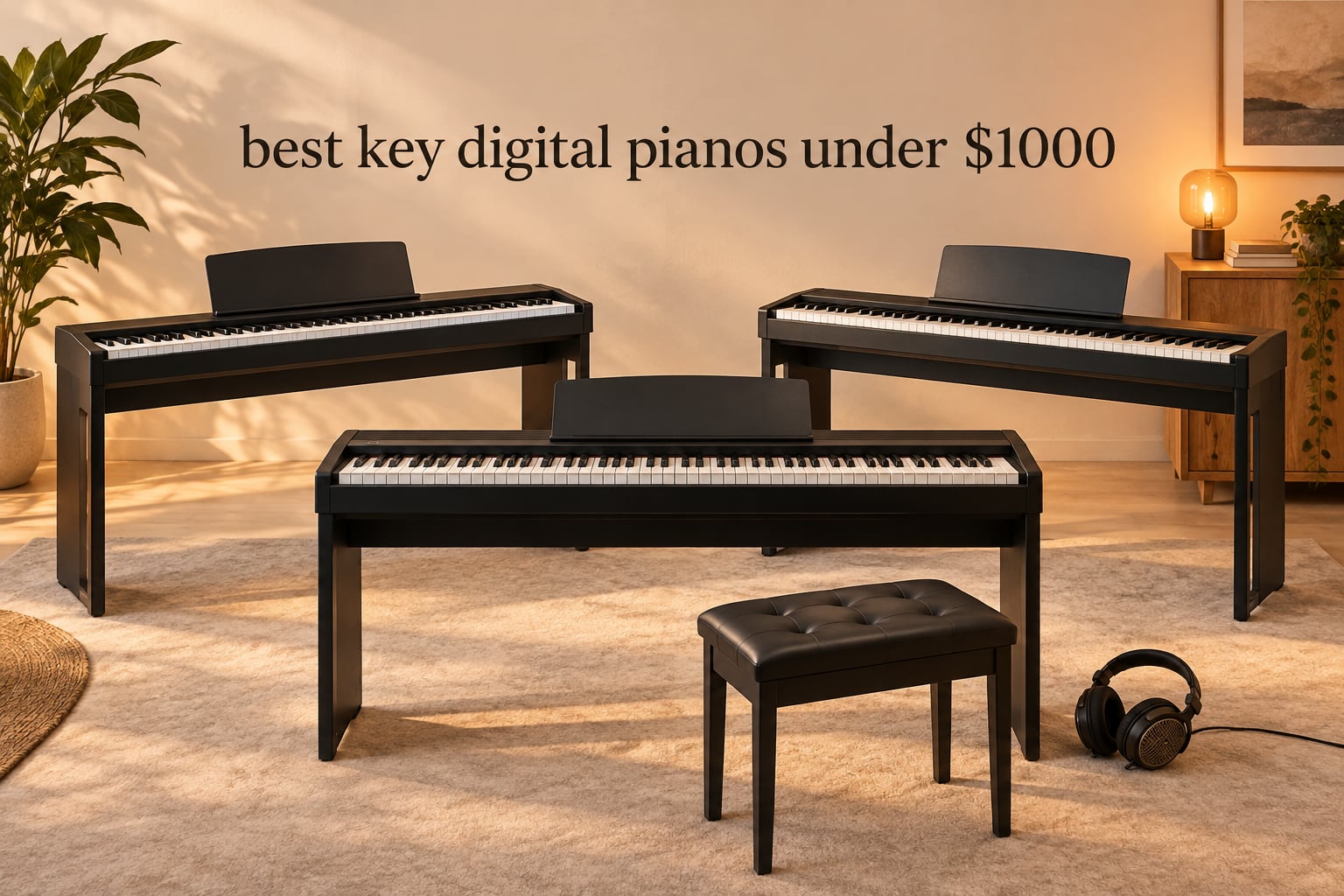 best 88 key digital pianos under $1000