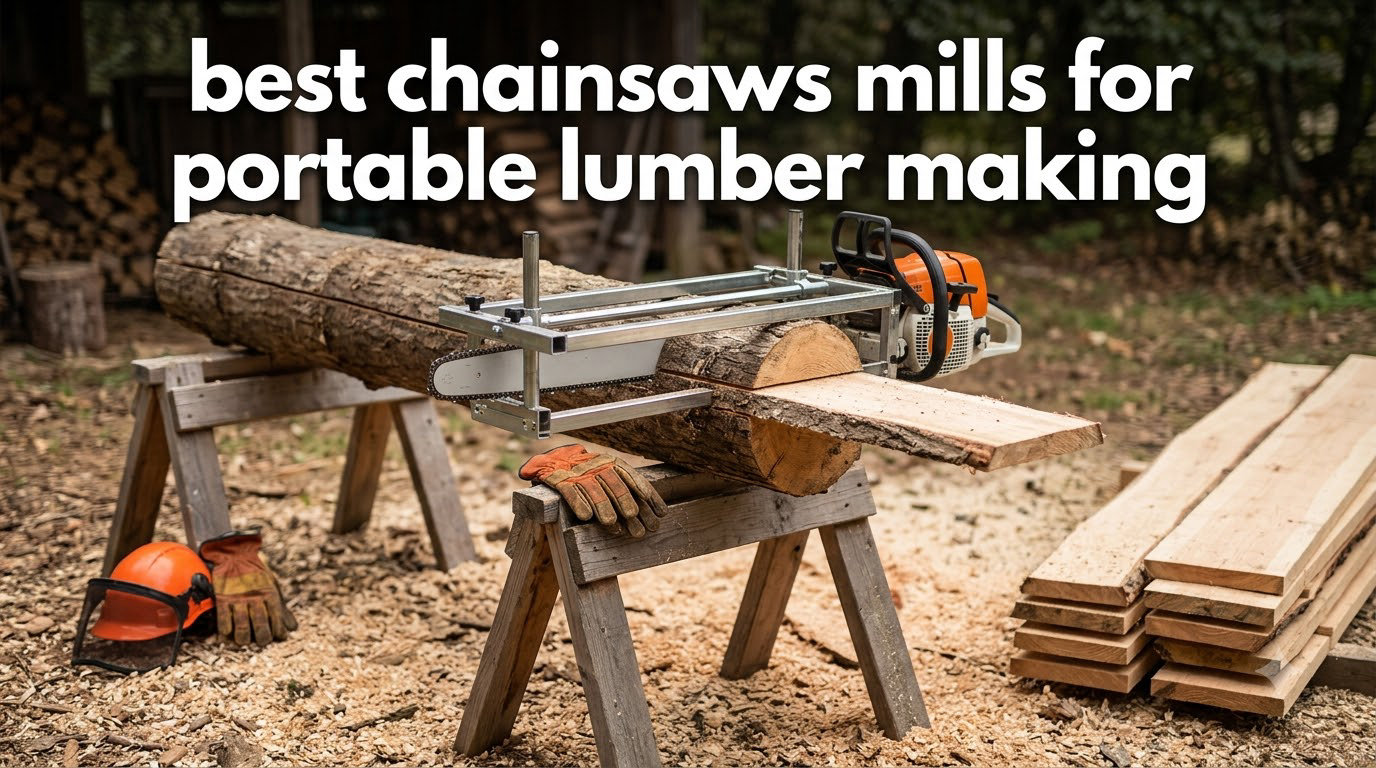 best chainsaws mills for portable lumber making