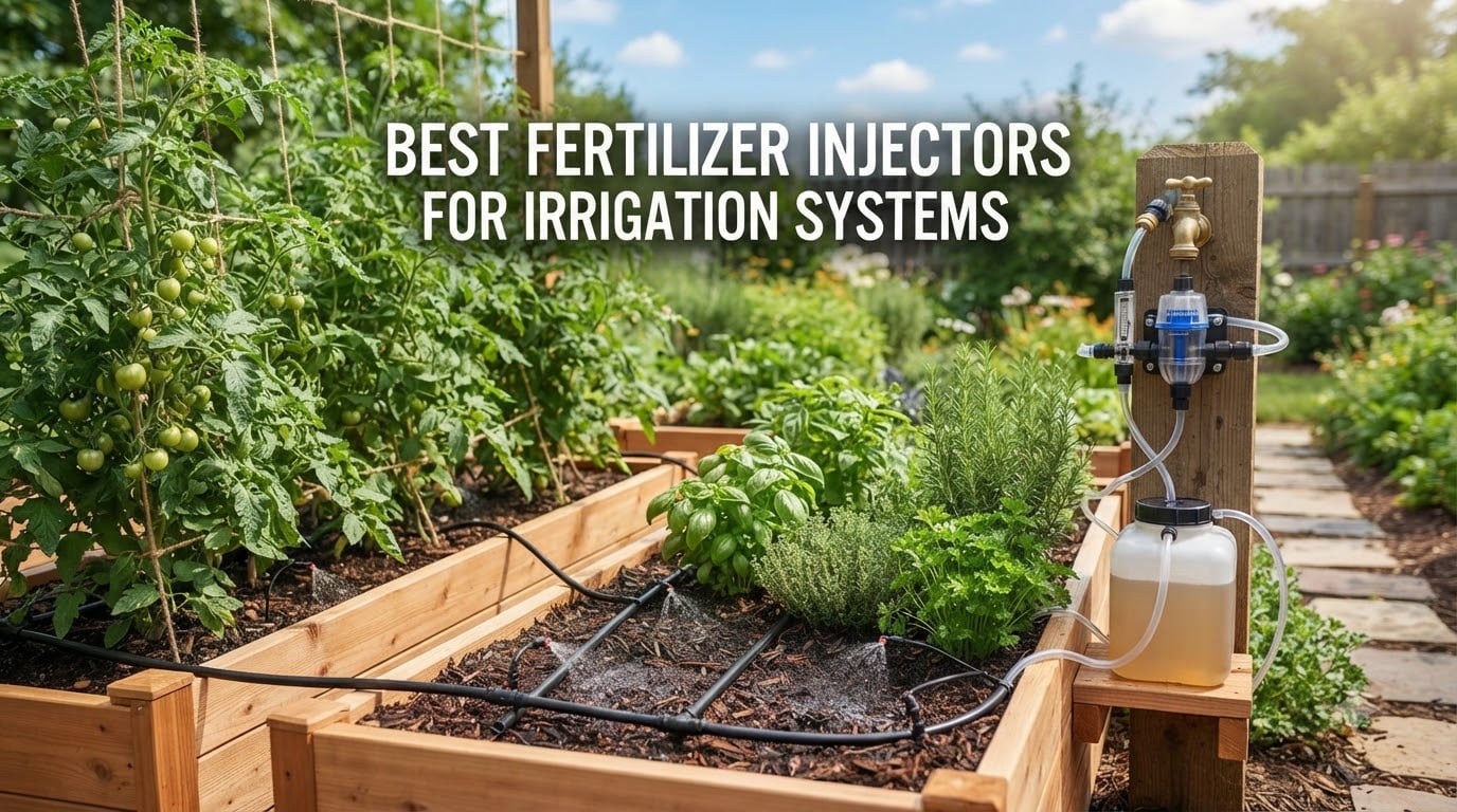 best fertilizer injectors for irrigation systems