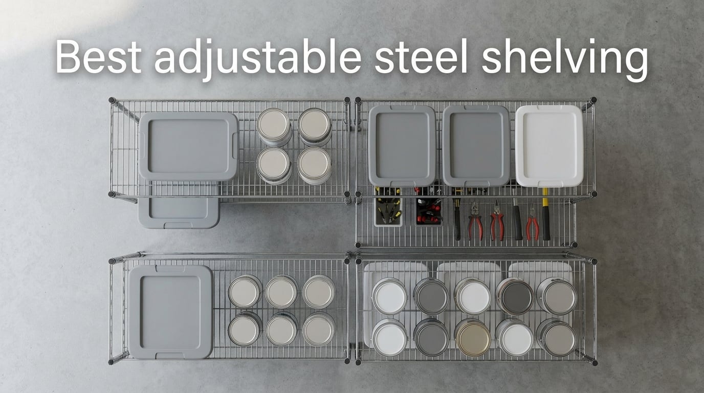 Best adjustable steel shelving