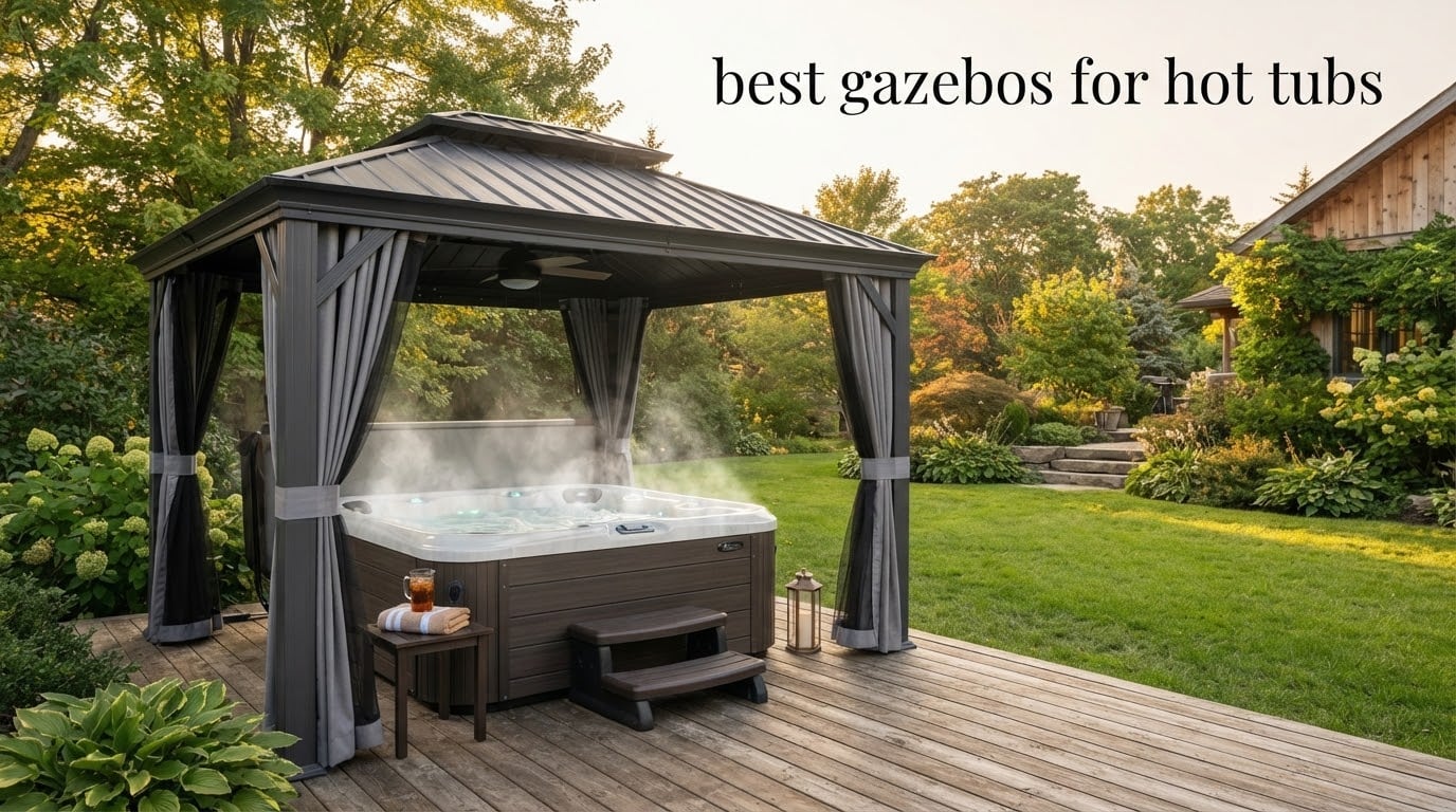 best gazebos for hot tubs