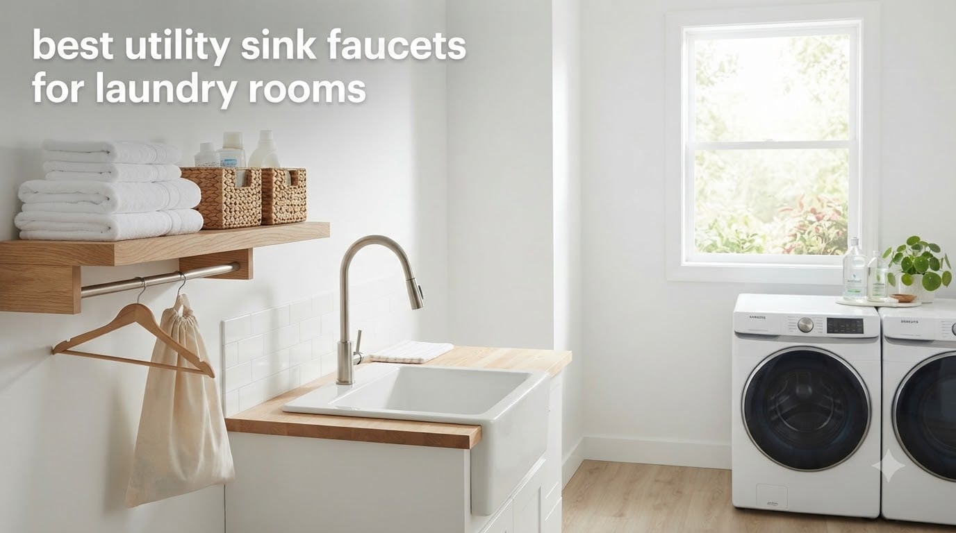 best utility sink faucets for laundry rooms