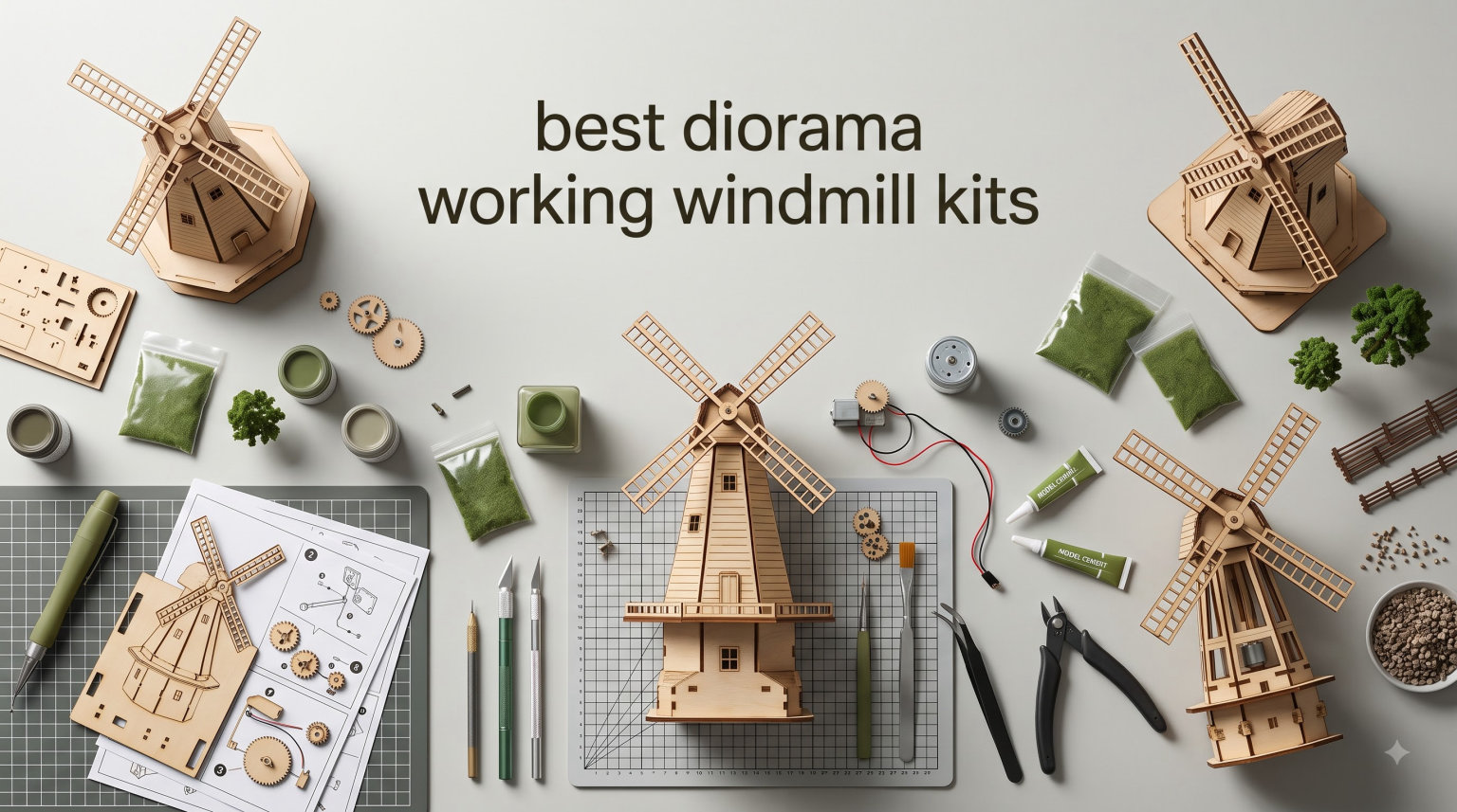 best diorama working windmill kits
