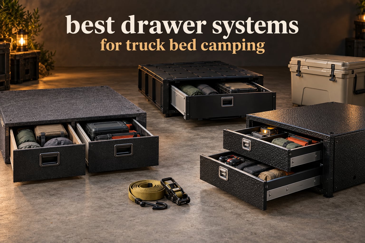 best drawer systems for truck bed camping