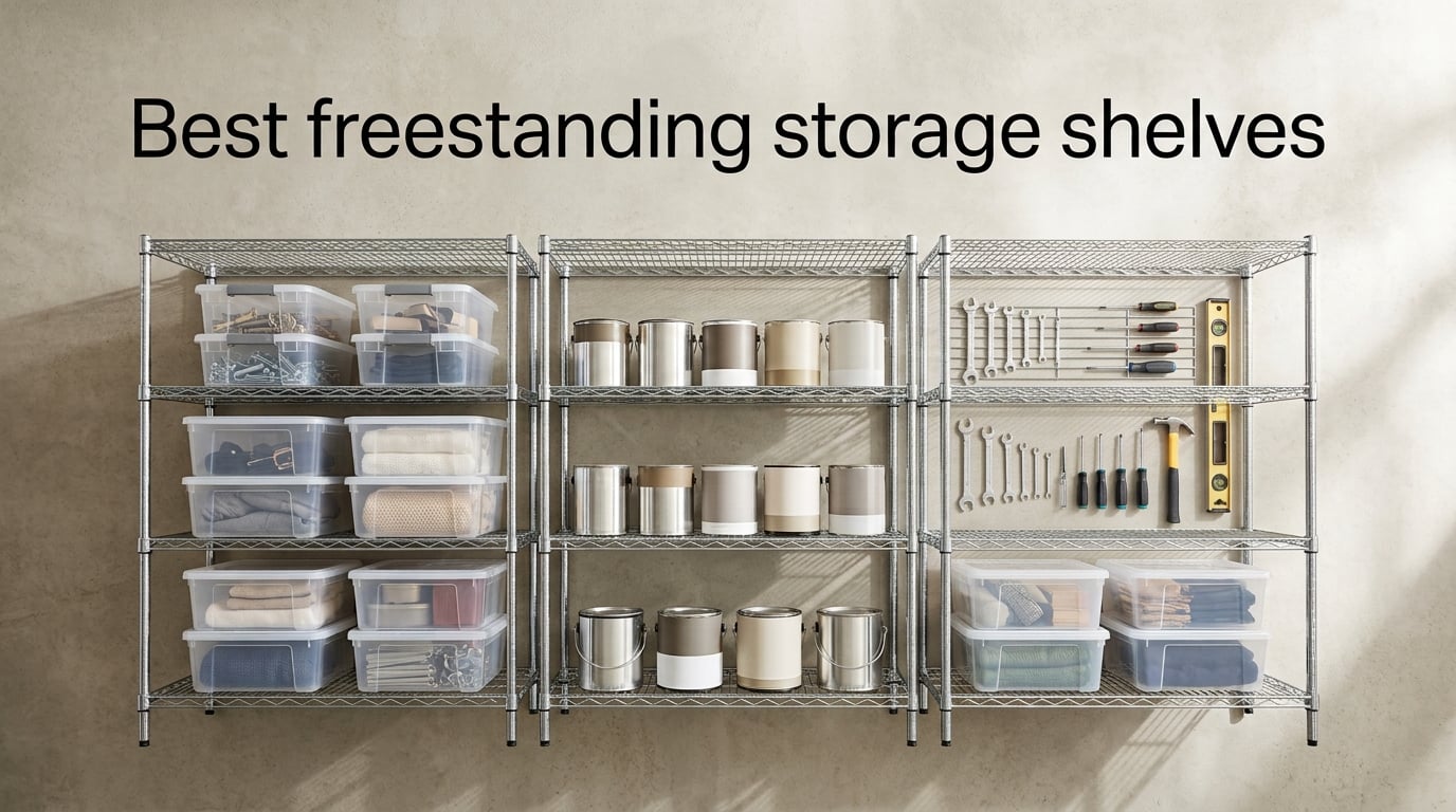 Best freestanding storage shelves