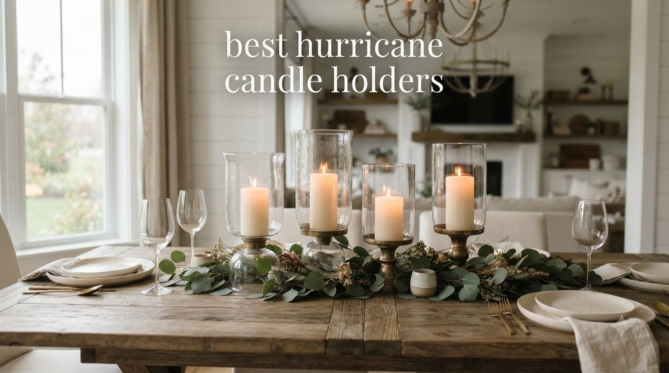 best hurricane candle holders