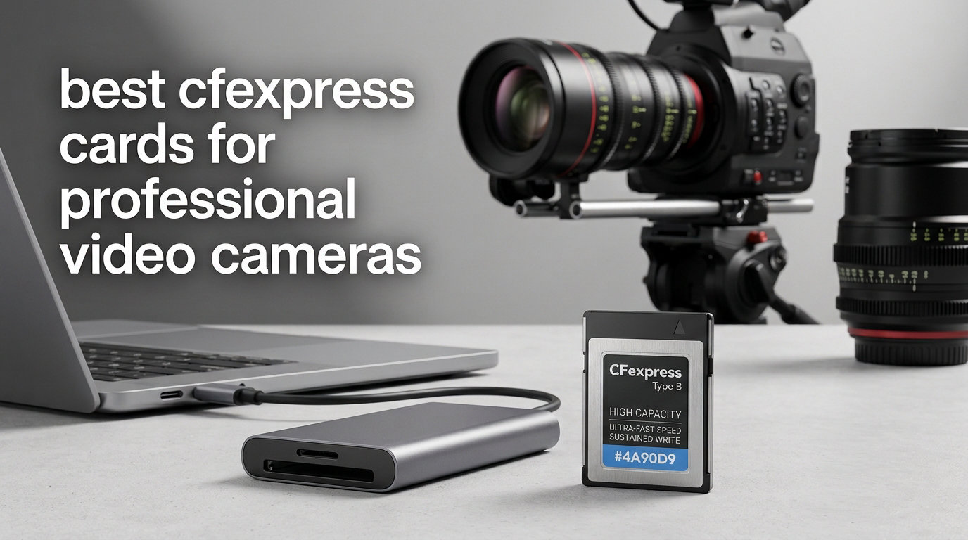 best cfexpress cards for professional video cameras