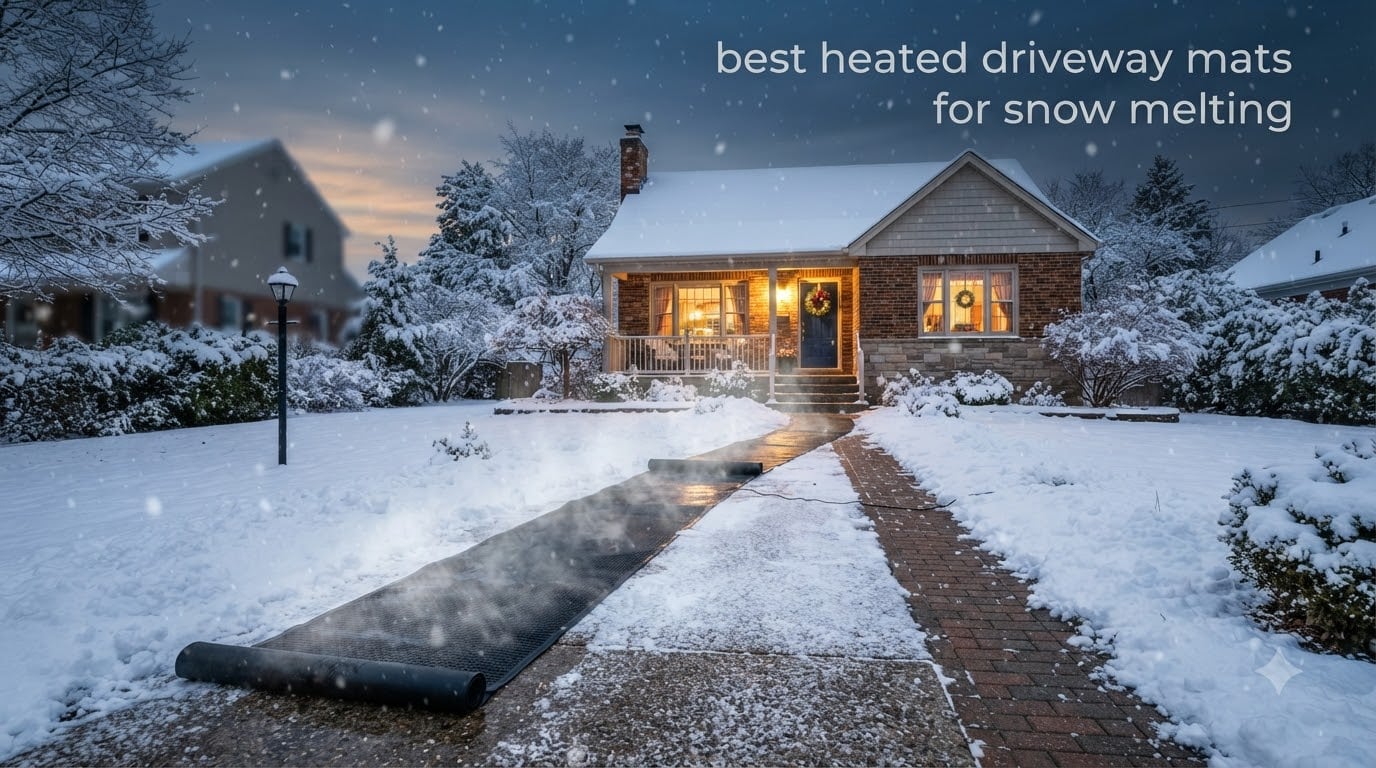 best heated driveway mats for snow melting