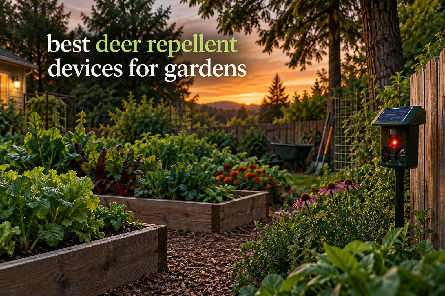 best deer repellent devices for gardens