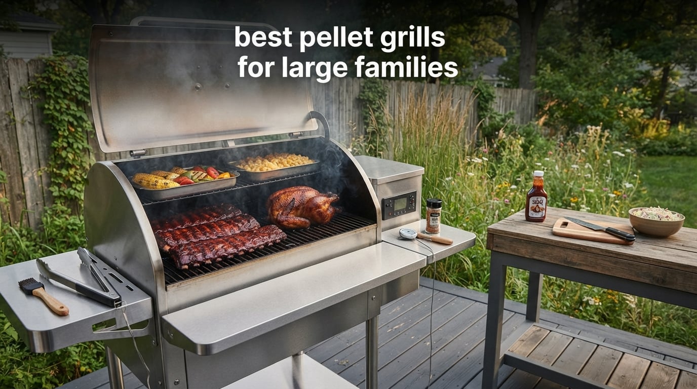 best pellet grills for large families