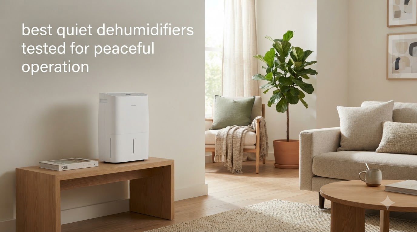 best quiet dehumidifiers tested for peaceful operation
